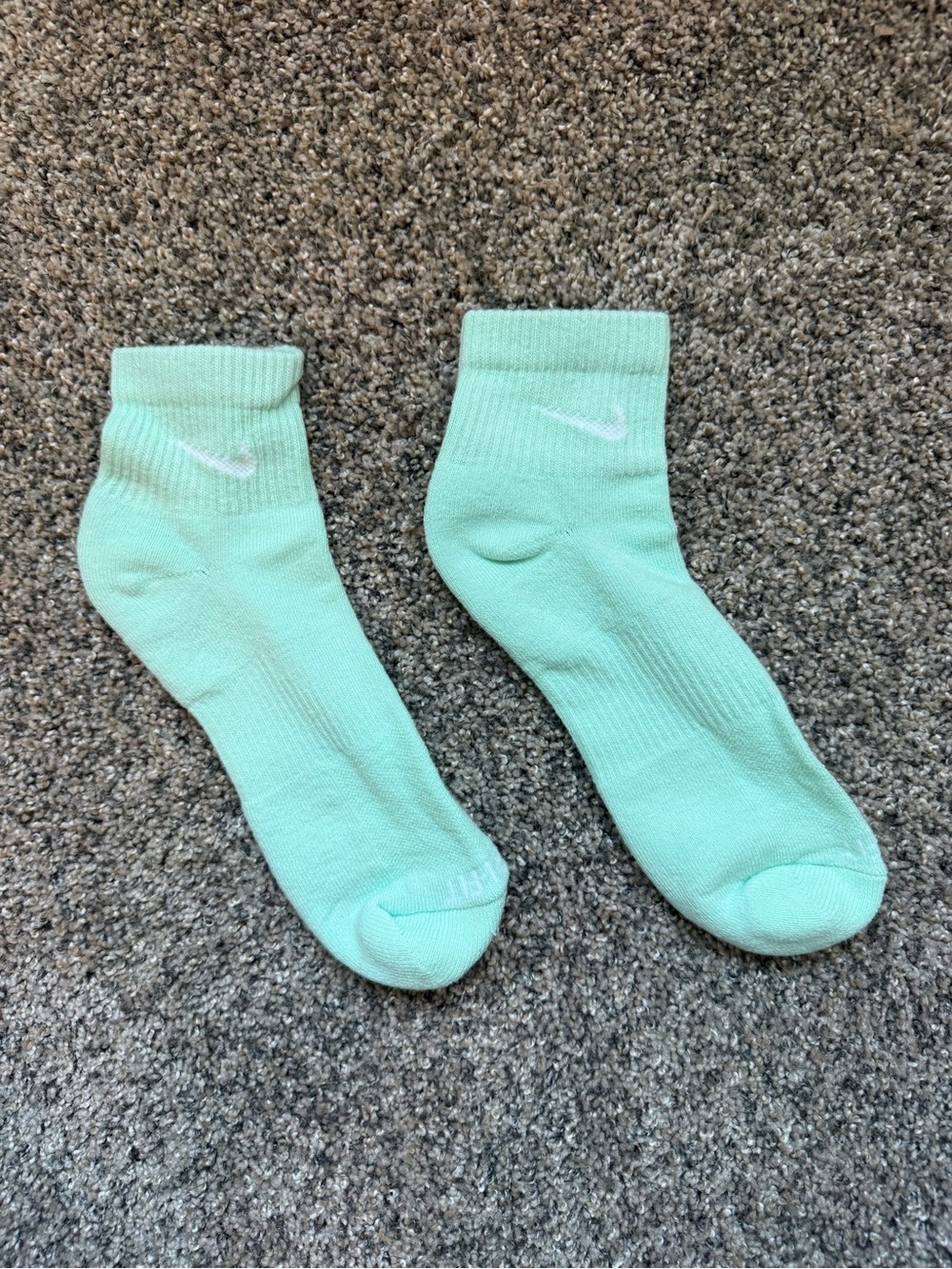 Light Blue Nike Ankle Socks